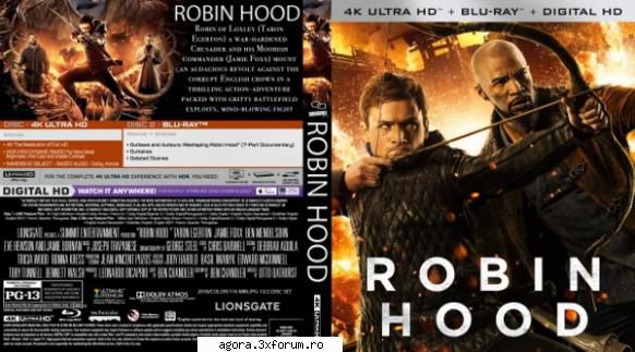 robin hood (2018) robin hood hood (taron egerton), călit luptă și său maur,