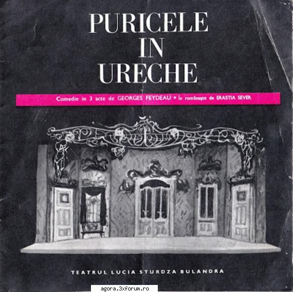 puricele ureche (1991) (teatru georges feydeau puricele ureche virgil mariana ion lucian, dana