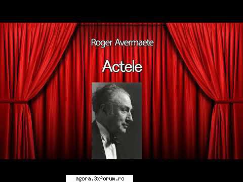 actele (1970) (teatru roger avermaete actele (1970)n virgil george carabin, mircea albulescu.