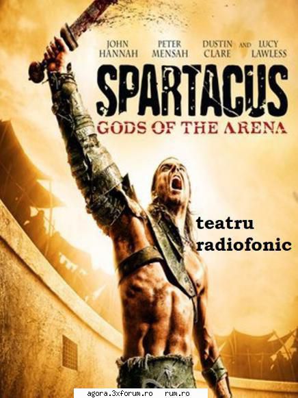 spartacus (1989) (teatru mihail davidoglu spartacus costel victor rebengiuc, dana dogaru, adrian