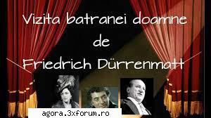 vizita doamne (1974) (teatru friederich drrenmatt vizita doamne irina toma caragiu, fory etterle,