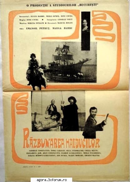 ★ haiducilor (1968) razbunarea haiducilor mic port dunarean, doua femei imbarca taina vas