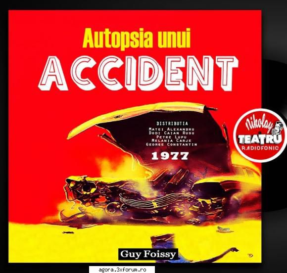 autopsia unui accident (1977) (teatru guy foissy autopsia unui accident comedie matei alexandru,