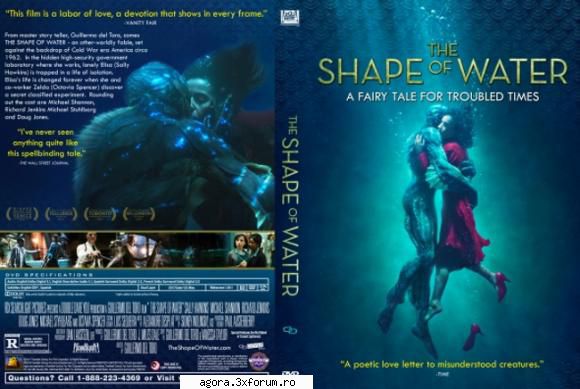 ★ forma apei (2017) the shape water apei, regizorul guillermo del toro, este poveste timpul
