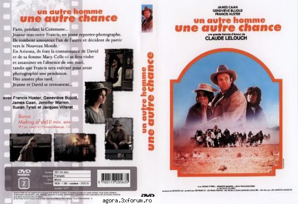 autre homme, une autre chance (1977) autre homme, une autre chance filmului are loc anului 1870,