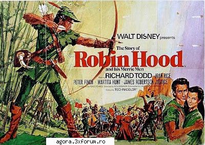 povestea lui robin hood și a veselilor săi -- the story of robin hood and his merrie men