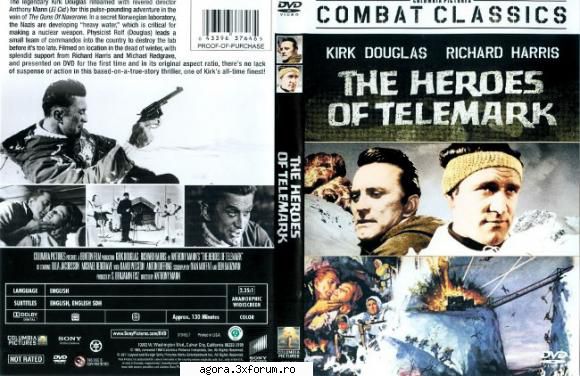 eroii telemark (1965) the heroes telemark (1965) eroii pentru apa greasuntem 1942 norvegia este sub