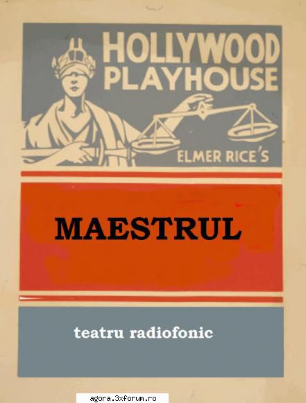 maestrul (1965) (teatru elmer rice maestrul george george carabin, constantin brezeanu, george