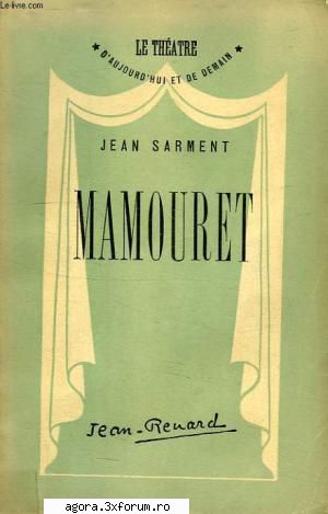 mamouret (1960) (teatru jean sarment mamouret lucia mircea vali voiculescu pepino, zoe anghel