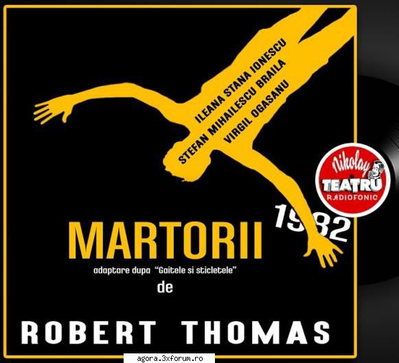 martorii şi (teatru robert thomas martorii şi olga tudorache, toma caragiu, mircea cella