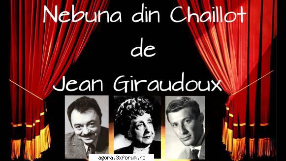 nebuna din chaillot (1953) (teatru jean giraudoux nebuna din chaillot lucia sturza bulandra, leni