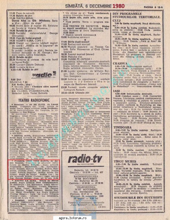 roussin andre  - cind vine barza ( ) regia constantin �  c�nd vine barza (1980) (teatru