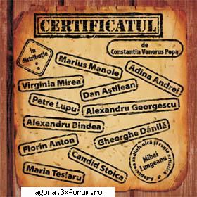 � Certificatul (2011) (Teatru radiofonic) - Constantin Venerus Popa - Certificatul (2011) - Teatru