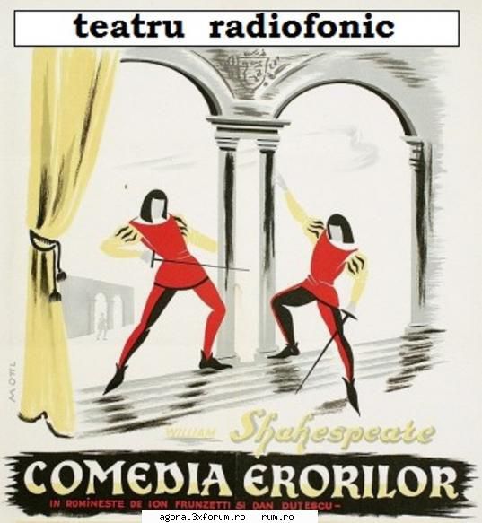 � Comedia erorilor (1956 ) (Teatru radiofonic) - William Shakespeare - Comedia erorilor (1956) - Teatru