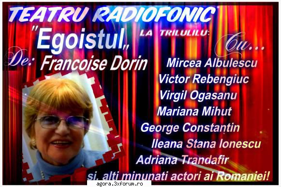 fran�oise dorin � egoistul  victor rebengiuc, ileana stana ionescu, mircea albulescu, mariana george