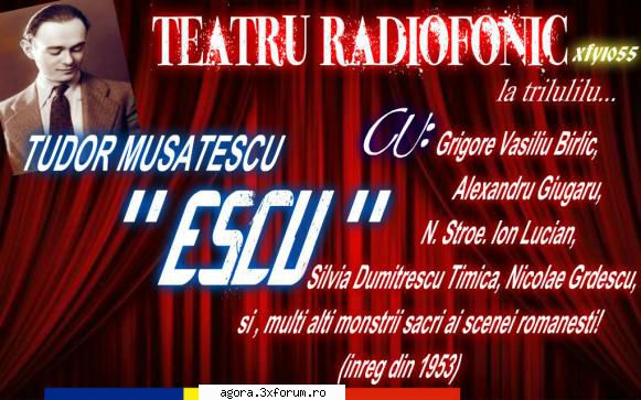 � Escu (1953) Teatru radiofonic) - Tudor Muşatescu � Escu (1953) Teatru - Teatru
