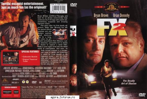 fx 2 (1991)
the deadly art of 2  : efecte speciale ii

 

rollie tyler este un tehnician de efecte