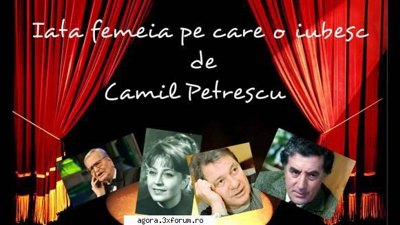 � Iată femeia pe care-o iubesc (1975) (Teatru radiofonic) - Camil Petrescu - Iată femeia - Teatru