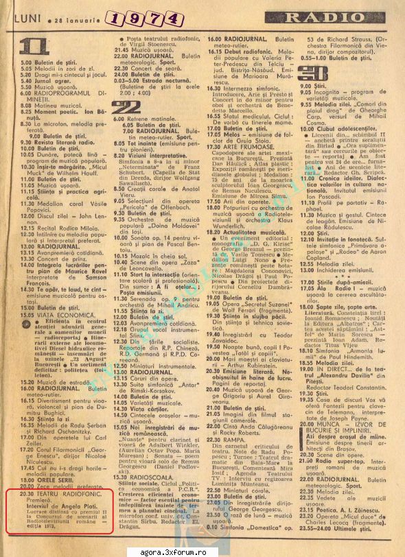 � Interviul (1974) (Teatru radiofonic) - Plati Angela - Interviul ( 28.I.1974 ) regia Dan - Teatru