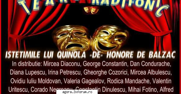 honore de balzac - lui quinola  mircea diaconu, george dan diana lupescu, irina petrescu, gheorghe