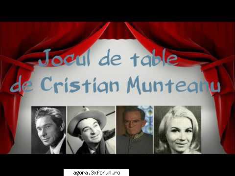 � Jocul de table (1980) (Teatru radiofonic) - Cristian Munteanu - Jocul de table (1980) (Teatru - Teatru