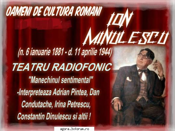 ion minulescu - manechinul  adrian pintea, dan irina petrescu, adina popescu, constantin dinulescu,