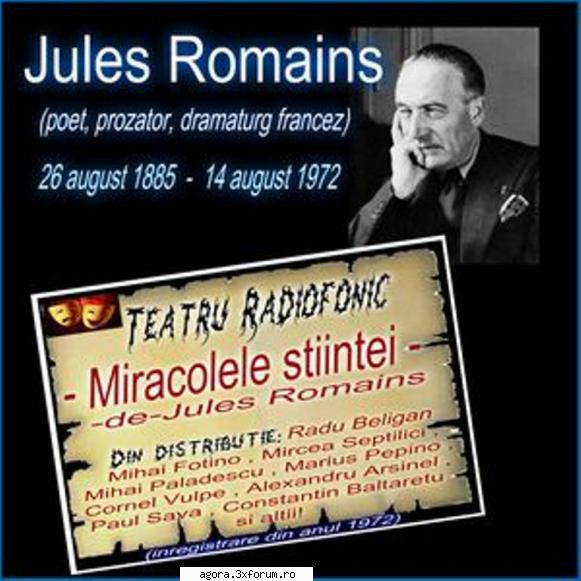 jules romains - miracolele  mihai fotino, radu beligan, paul sava, mircea mihai marius pepino,