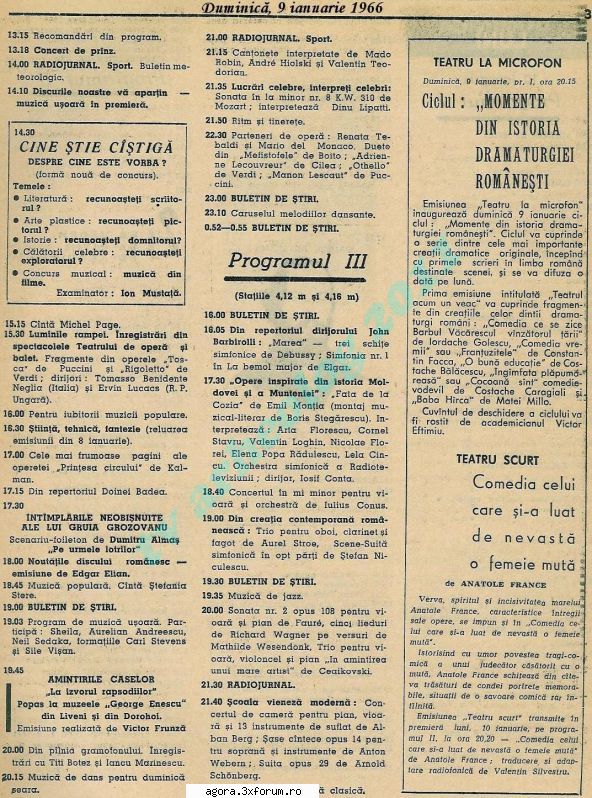 � Nevasta mută (1966) (Teatru radiofonic) - France Anatole - Comedia celui care si a luat de - Teatru