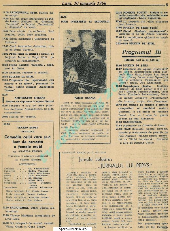 � Nevasta mută (1966) (Teatru radiofonic) - France Anatole - Comedia celui care si a luat de - Teatru