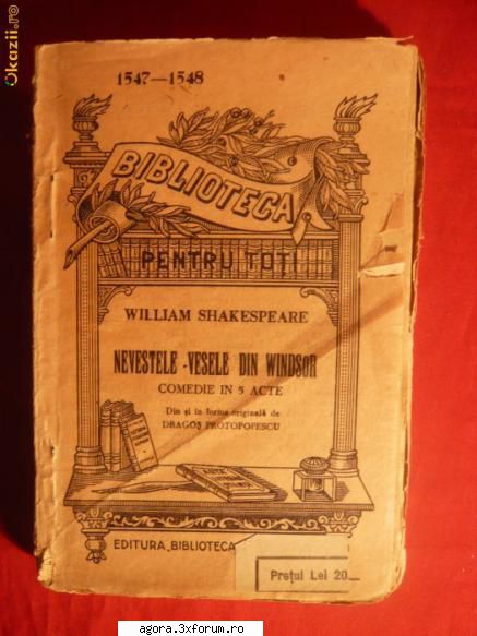 � Nevestele vesele din Windsor (1956) (Teatru radiofonic) - William Shakespeare - Nevestele vesele - Teatru