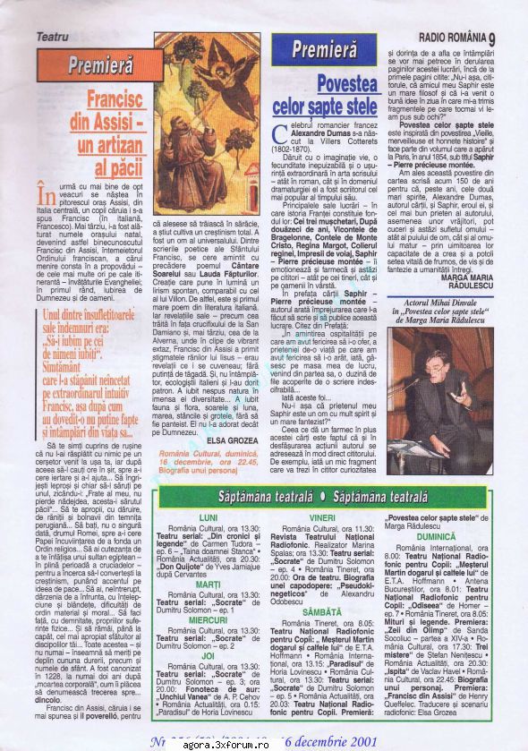 � Povestea celor şapte stele (2001) (Teatru radiofonic) - Dumas Alexandre - Povestea celor - Teatru