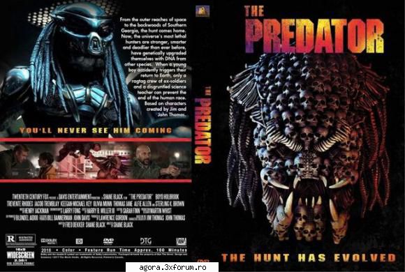 the predator (2018)

 

este al patrulea film din franciza predator, după predator (1987),