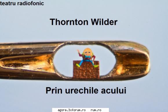 thornton wilder - prin urechile acului  leopoldina victor rebengiuc, dana dogaru, mariana popescu,