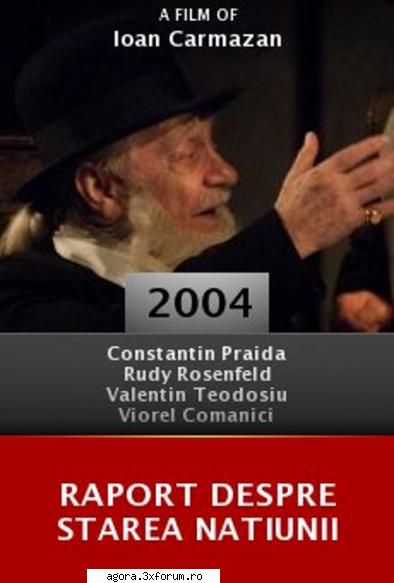 raport despre starea (2004)

 

raport despre starea natiunii, este un film a carui actiune este de
