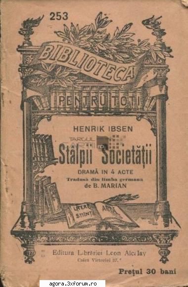 � St�lpii societăţii (1956) (Teatru radiofonic) - Henrik Ibsen - St�lpii - Teatru