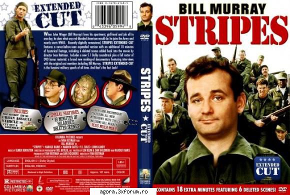 stripes (1981) 

un lung sir de ghinioane si o slujba buna de nimic il determina pe john sa il