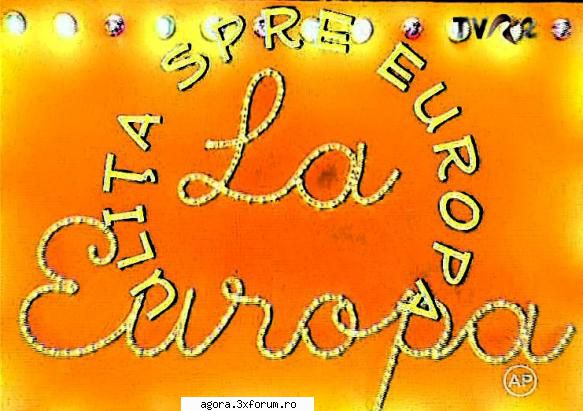ulita spre europa tv

 

sitcom despre aderarea rom�niei la uniunea prin ochii satului. 
�n c�rciuma