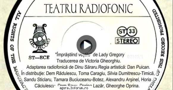 � �mprăștiind veștile (1968) (Teatru radiofonic) - Lady Gregory - �mprăștiin - Teatru